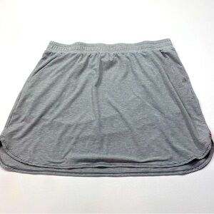 toad&co Gray Striped Pull On Skirt Size XL
